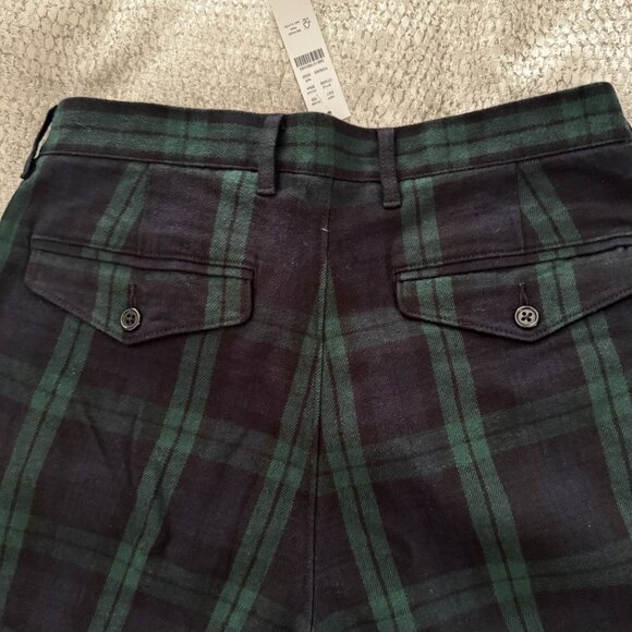 J Crew Straight-fit brushed twill trouser in Black Watch tartan * Size 33/30 - Picture 4 of 7